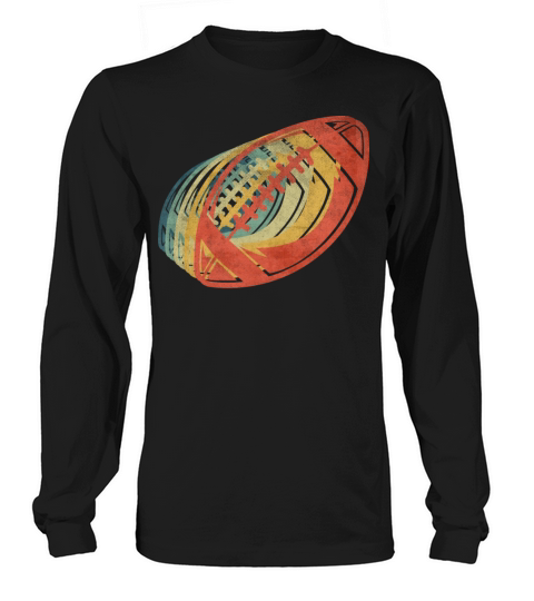 American Football Retro Vintage Color Long sleeved Unisex