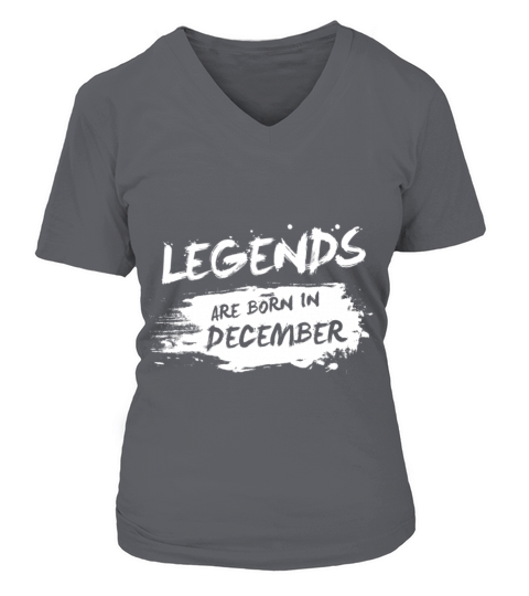Legends are born in December Women's V-Neck T-shirt