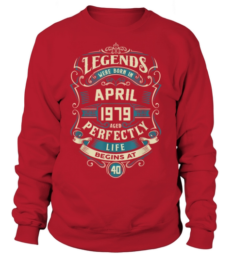 Retro Vintage April 1979 birthday Women's Sweatshirt