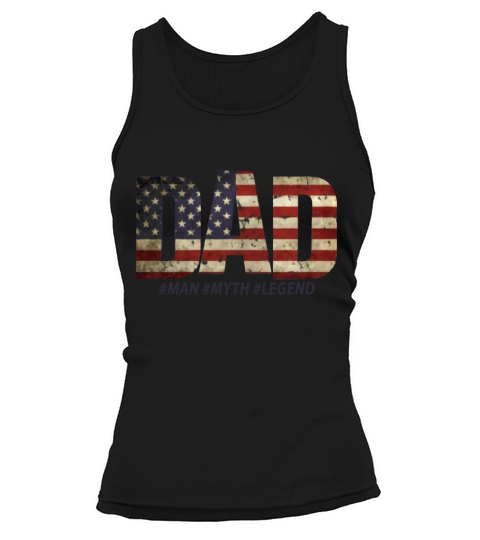 American Flag Dad Tank top Woman