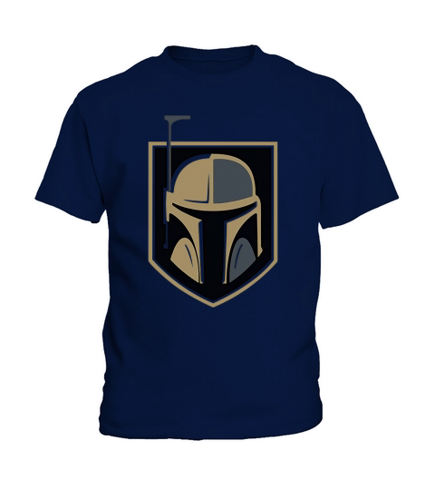 The Mandalorian Boba Fett Golden Knights Fan Kids T-Shirt