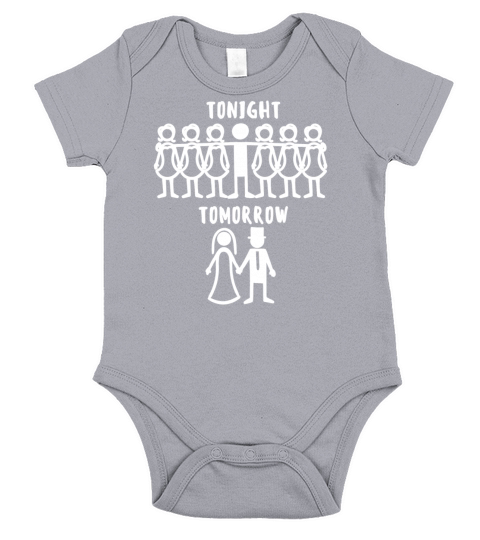 Bride Groom Party Bachelor Bachelorette Marriage Short Sleeve Baby One-Piece