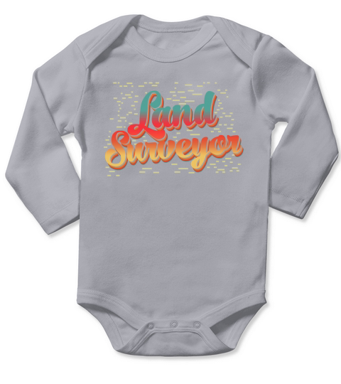 Land Surveying Educate Surveyor Long Sleeve Baby One-Piece
