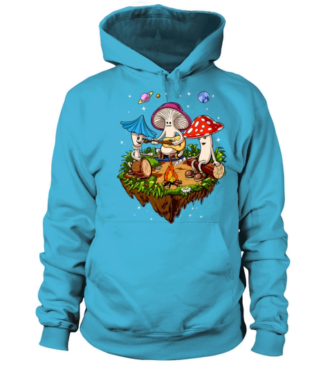 Hippie Magic Mushrooms Psychedelic Psilocybin Women's Hoodie