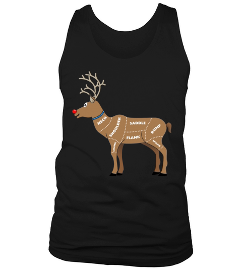 Reindeer Meat For Christmas Men's Tank Top