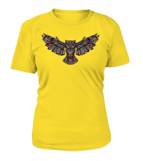 owl colorful present Women's T-Shirt