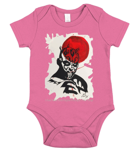 Darth Maul Blood Moon Short Sleeve Baby One-Piece