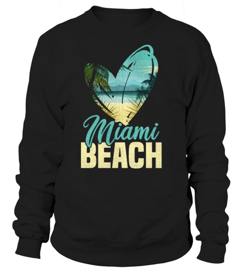 Miami Beach Retro Summer USA Gift Women's Sweatshirt