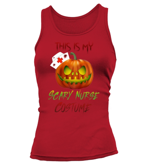 This Is My Scary Nurse Costume Pumpkin Hospital Women's Tank Top