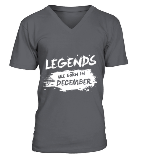Legends are born in December Men's V-Neck T-shirt