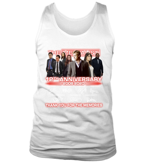 The Mentalist 12th anniversary thank you for the memories signatures Tank Top Unisex