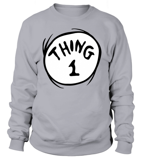 Dr Seuss Thing 1 Sweatshirt Unisex