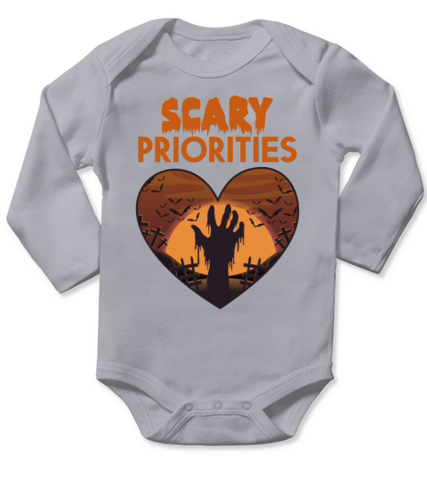 Halloween Costume Bat Zombie Monster Long Sleeve Baby One-Piece