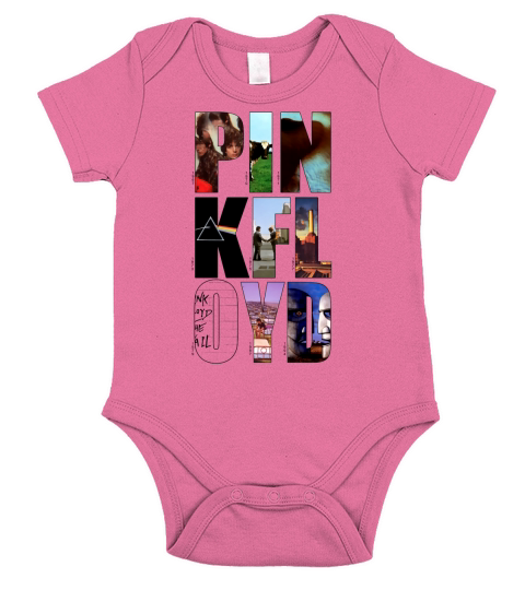 Pink Floyd Short Sleeve Baby One-Piece