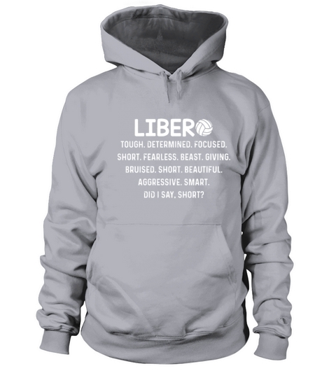 Liber tough determined focused short fearless beas Men's Hoodie