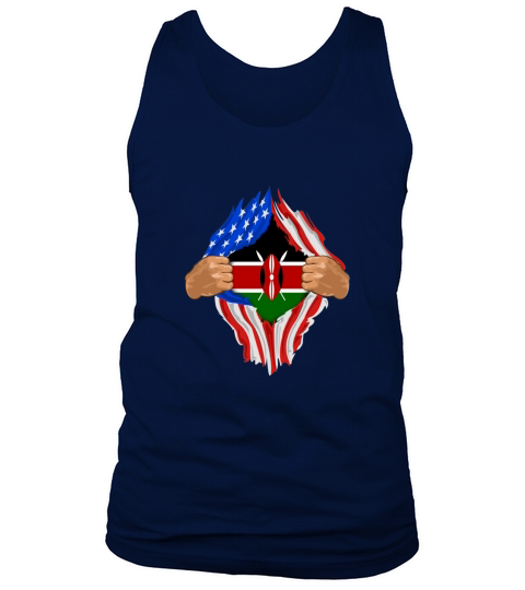 Kenyan Blood Inside Me  Kenya Flag Gift Tank Top Unisex