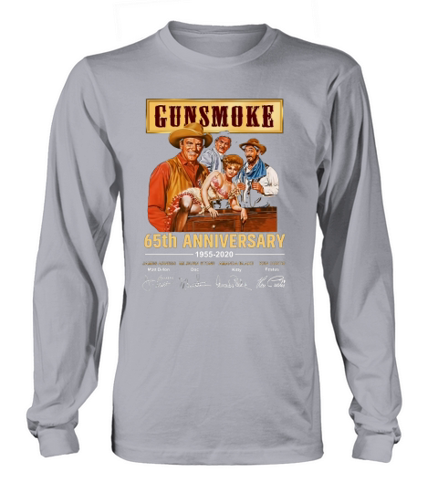 Gunsmoke 65th Anniversary 1955 2020 Signature Long sleeved Unisex