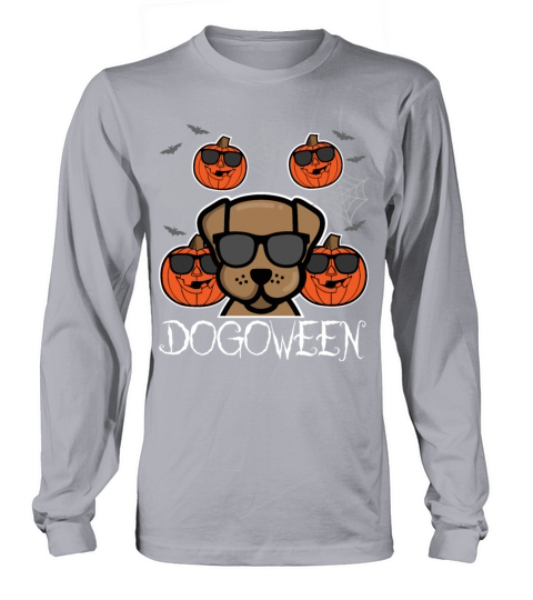 Funny Dog Halloween Gift Dogoween Women's Long Sleeve