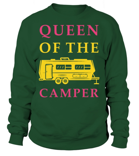 Queen of the RV - Camping Camper Vacation Gift Women's Sweatshirt