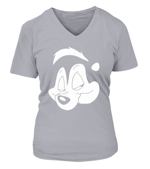 Pepe Le Pew Slash V-neck T-Shirt Woman