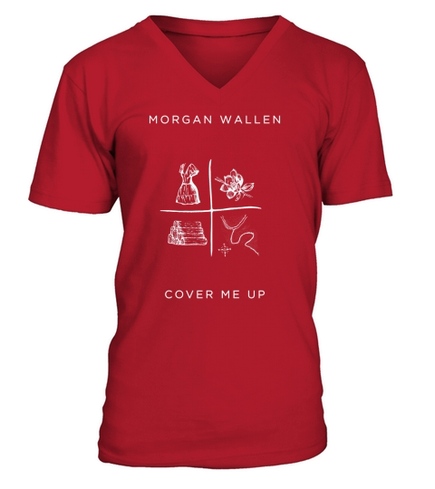 Morgan Wallen Cover Me Up V-Neck T-shirt