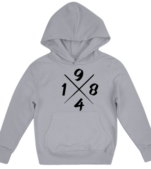 1984 year vintage Kids Hoodie