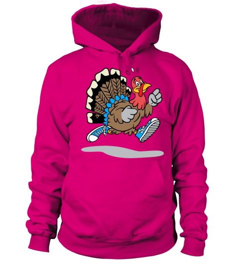 running turkey Men's Hoodie