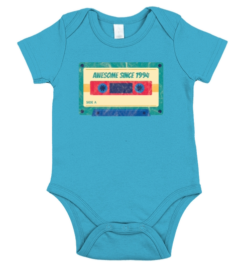 26 th Birthday Celebration Gift Awesome Since Short Sleeve Baby One-Piece