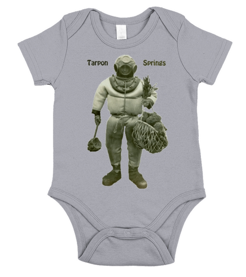 Vintage Tarpon Springs Florida Sponge Diver Short Sleeve Baby One-Piece