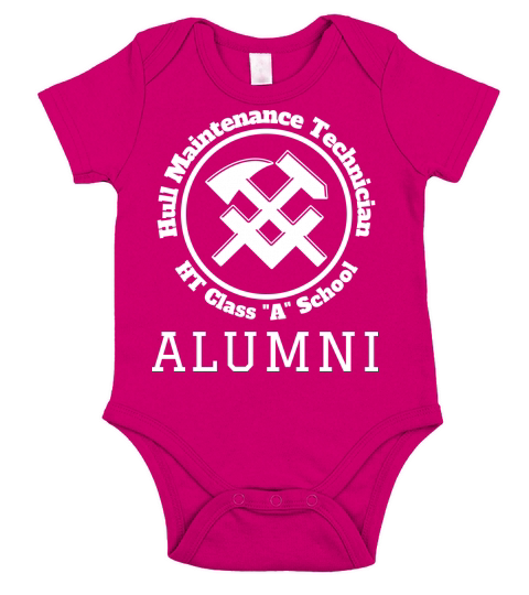 Hull Maintenance Technician Class A School Alumni Short Sleeve Baby One-Piece