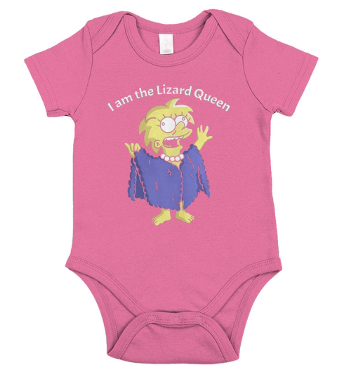 I am the lizard Queen shirt Short Sleeve Baby One-Piece