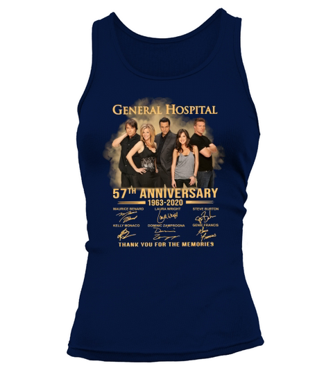 General Hospital 57th anniversary 1963 2020 thank you for the memories Tank top Woman