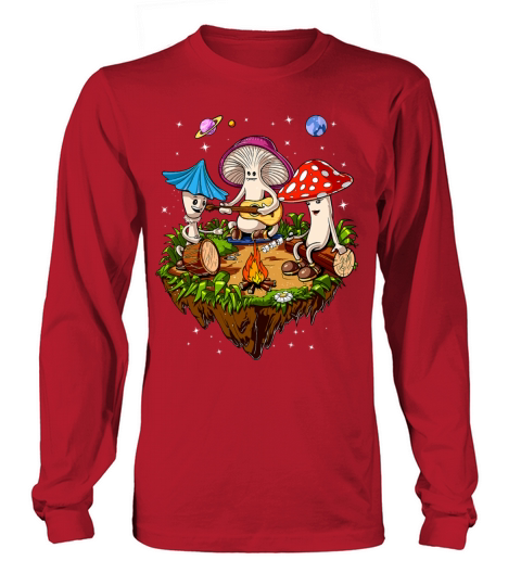 Hippie Magic Mushrooms Psychedelic Psilocybin Women's Long Sleeve