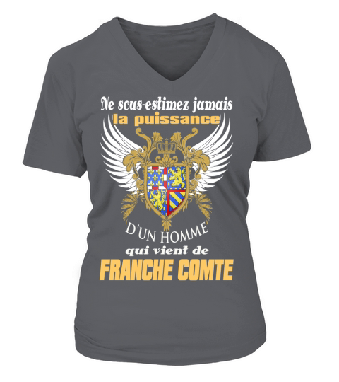 NEVER-FRANCHE COMTE V-neck T-Shirt Woman