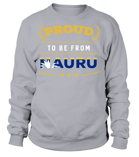 Proud To Be From Nauru Pride Women's Sweatshirt