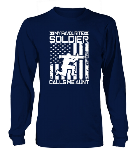 My Favourite Soldier Calls Me Aunt Women's Long Sleeve
