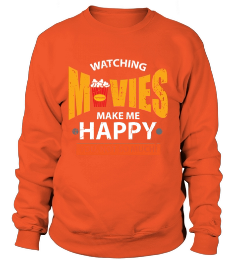 Movies Cinema Happy Popcorn Women's Sweatshirt