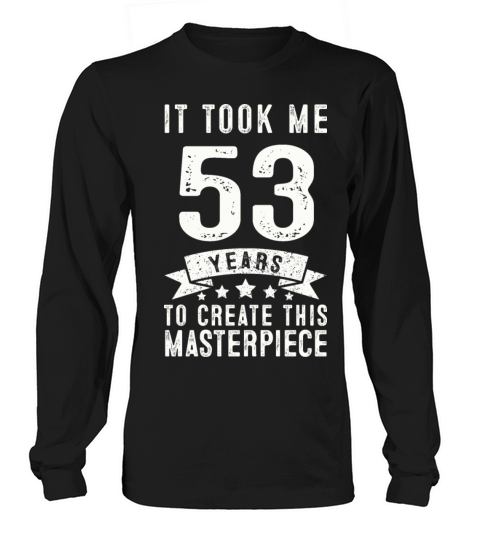 Funny 53 Years Old 1968 T Shirt 53th Birthday Gift Men's Long Sleeve