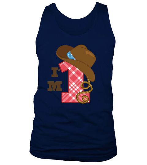 1st Birthday Cowboy Im 1 Tank Top Unisex