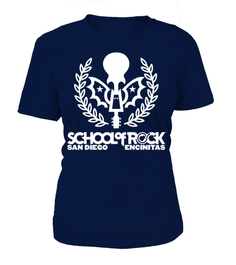 School of Rock White Bat Logo SD EN Women's T-Shirt