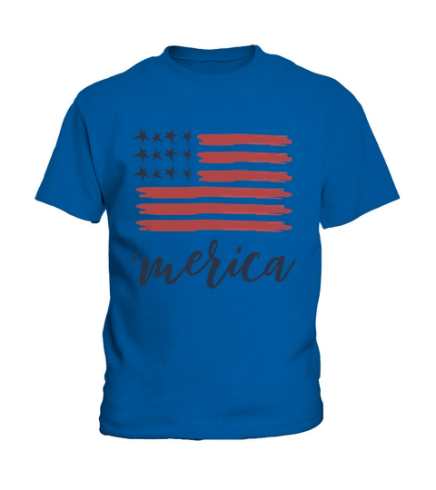 Merica Vintage American Flag 4th of July for Men Women Kids t-shirt Kids T-Shirt
