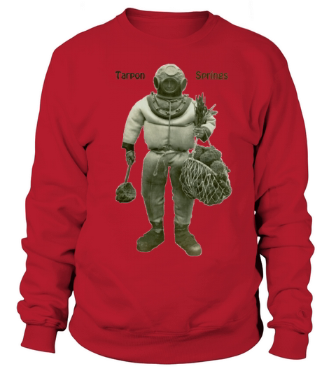 Vintage Tarpon Springs Florida Sponge Diver Women's Sweatshirt