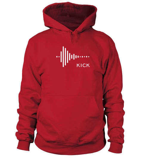 Kick Drum synthesizer Studio Audio Wave Women's Hoodie