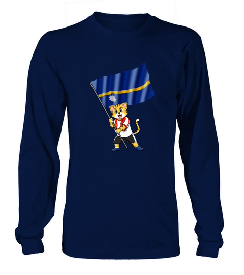 Nauru fan cat Women's Long Sleeve