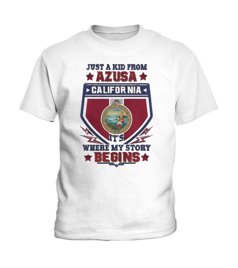Azusa California Kids T-Shirt