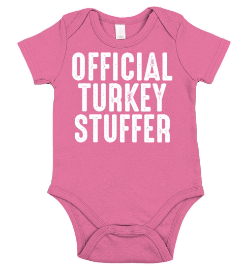 Official Turkey Stuffer Short Sleeve Baby One-Piece
