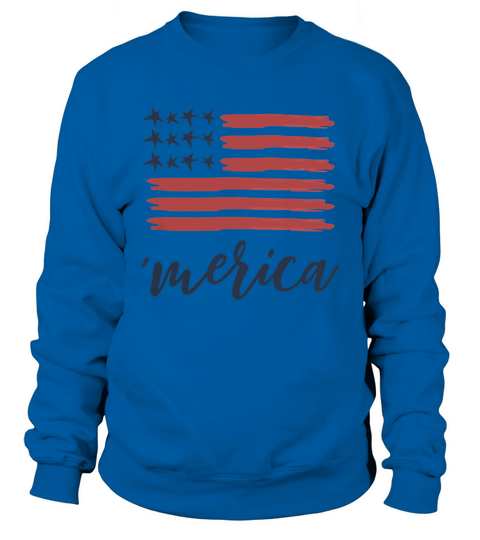 Merica Vintage American Flag 4th of July for Men Women Kids t-shirt Sweatshirt Unisex