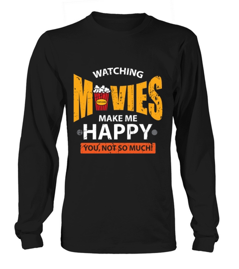 Movies Cinema Happy Popcorn Women's Long Sleeve