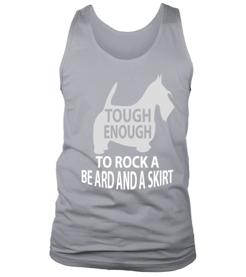 tough enough to rock a beard and a skirt Tank Top Unisex