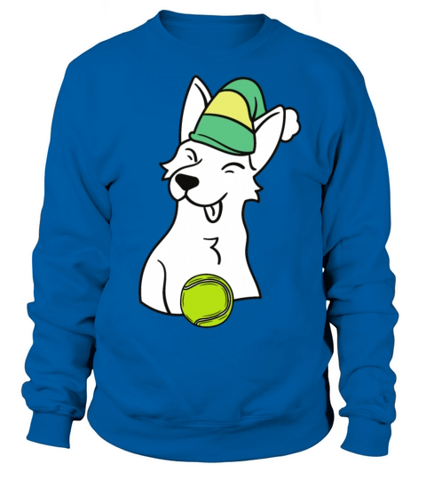 Christmas Tennis Dog Women's Sweatshirt